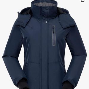 GOLDEN CAMEL Women's Ski Jacket Hooded Mountain Winter Coats All Round